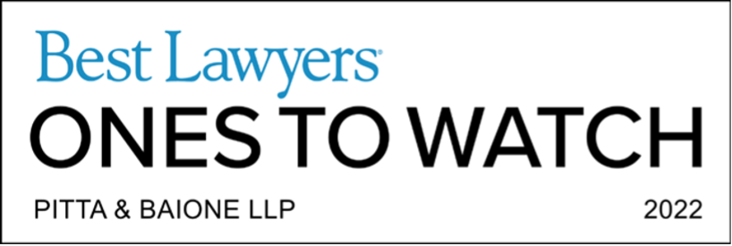 Best lawyers one to watch award to pitta & baione
