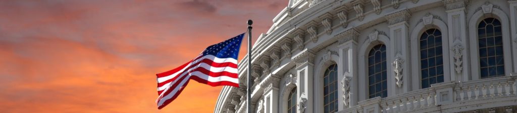 American flag raised in front of the White House for 9/11 memorial
